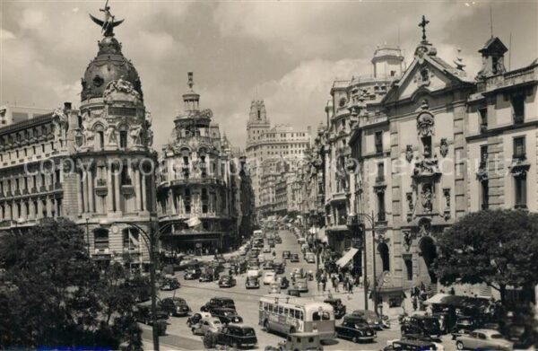 Madrid Spain Calle de Alcala y Avda de Jose Antonio