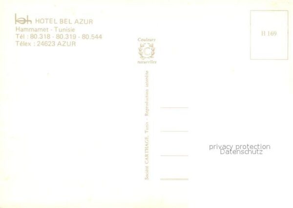 Hammamet Hotel Bel Azur Fliegeraufnahme – Bild 2