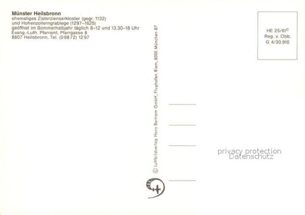 Heilsbronn Münster Heilsbronn Fliegeraufnahme – Bild 2