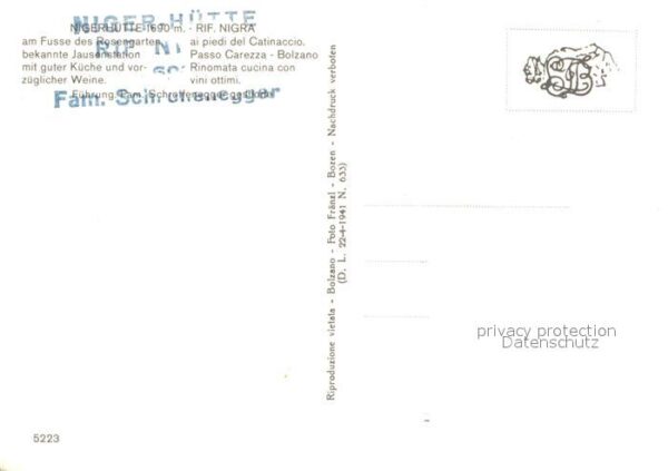 Bozen Suedtirol Nigerhütte Terrasse – Bild 2