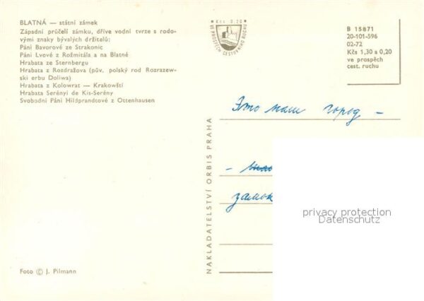 Blatna Statni Zamek – Bild 2