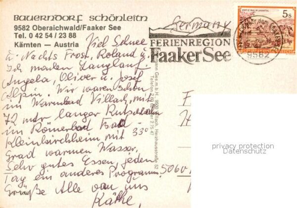 Oberaichwald Finkenstein Bauerndorf Schönleitn Gasträume – Bild 2