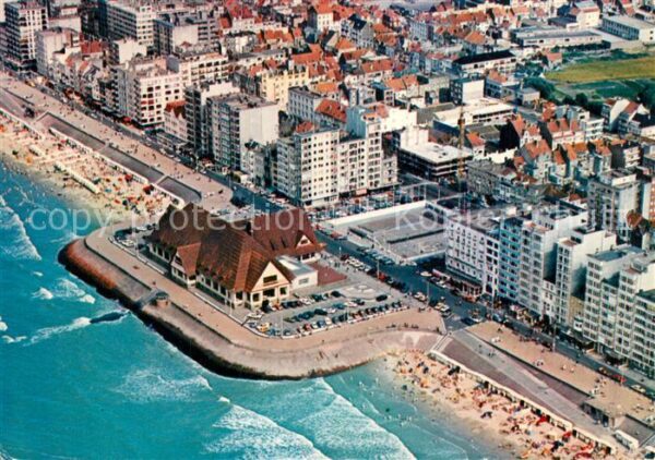 Middelkerke Vue aerienne Casino plage et digue