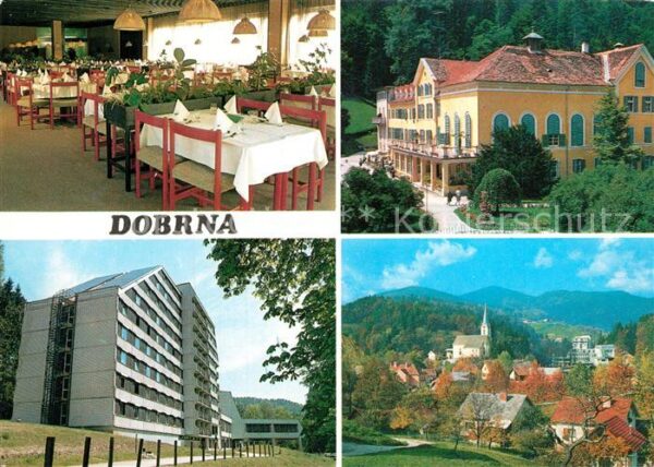 Dobrna Hotel Gastraum Panorama