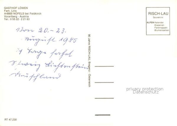 Nofels Feldkirch Vorarlberg Gasthof Löwen – Bild 2