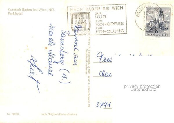 Baden Wien Parkhotel Brunnen – Bild 2