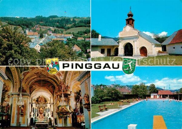 Pinggau Panorama Wallfahrtskirche Inneres Schwi