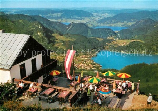 St Gilgen Wolfgangsee Berghof Zwölferhorn Panorama