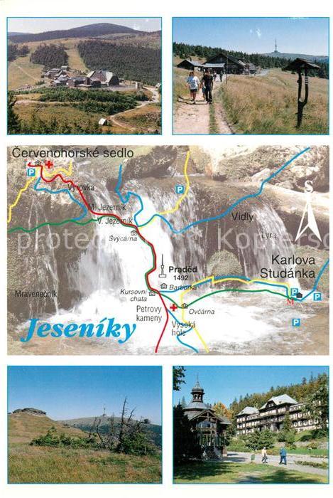 Jeseniky Cevenohorske sedlo Svycarna Petrovy kam