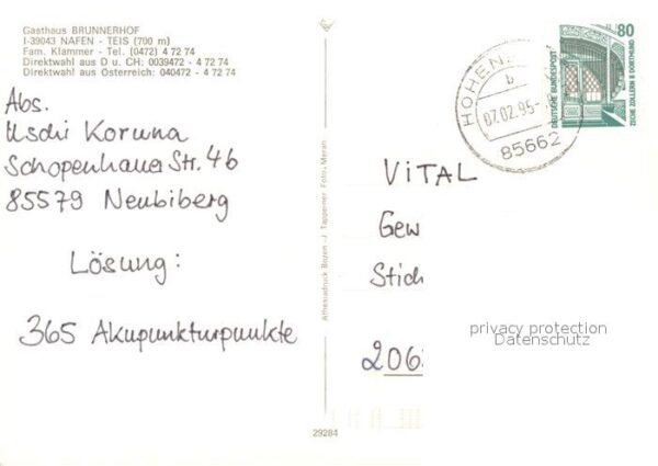 Teis Nafen Villnoess Gasthaus Brunnerhof – Bild 2