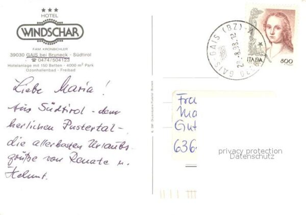 Gais Taufers Hotel Windschar – Bild 2