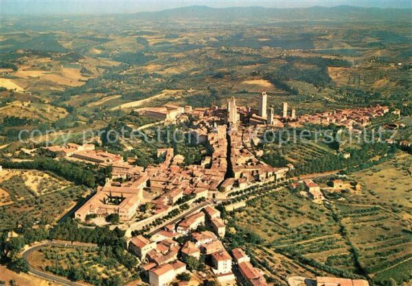 San Gimignano Fliegeraufnahme