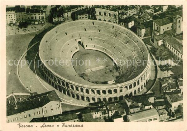 Verona Veneto Arena Fliegeraufnahme