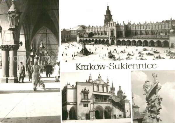 Krakow Krakau Sukiennice kramy kupieckie Arkady loggi