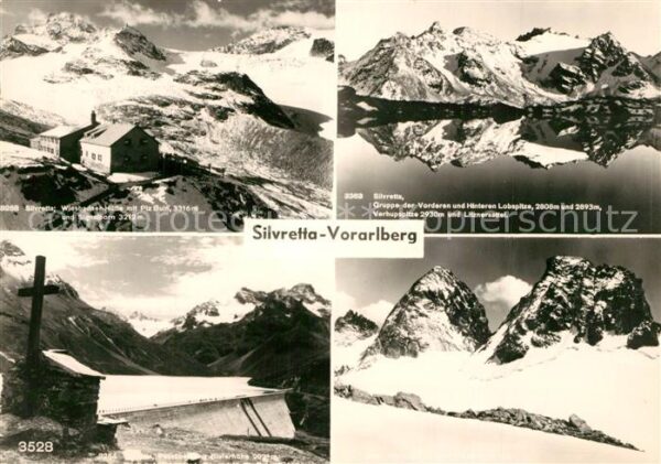 Silvretta-Hochalpenstrasse Wiesbadner Hütte Piz Buin Lobspitze Lit