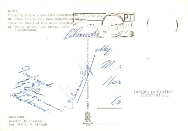 Roma Rom St Peters Kirche und Strasse della Conc – Bild 2