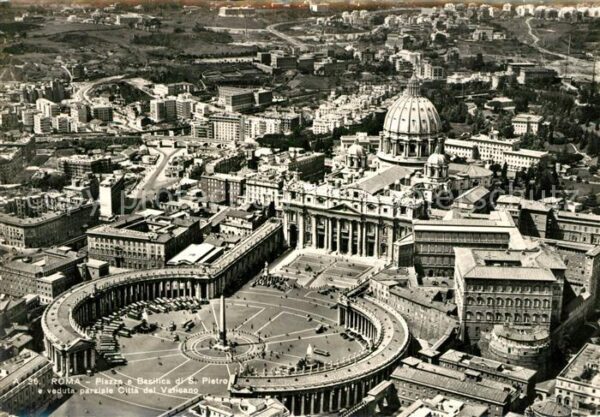 Roma Rom Piazza e Basilica di San Pietro e Citta