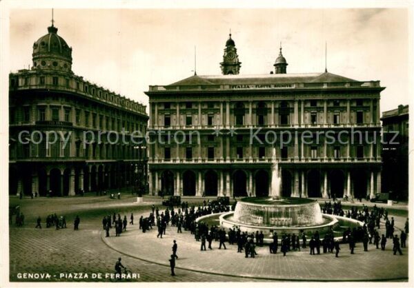 Genova Genua Liguria Piazza de Ferrari