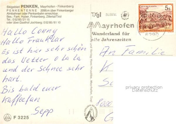 Mayrhofen Zillertal Skigebiet Penken Finkenberger Almbahnen – Bild 2