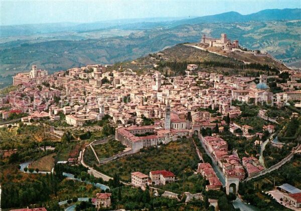Assisi Umbria Fliegeraufnahme
