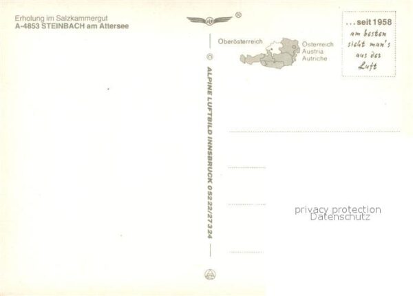 Steinbach Attersee Fliegeraufnahme – Bild 2