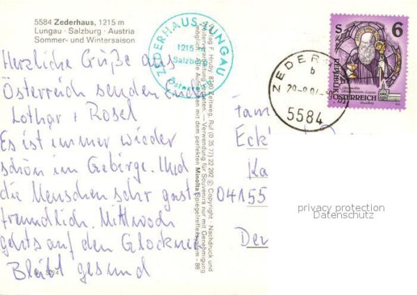Zederhaus Panorama Kuhweide Trachtenkinder – Bild 2