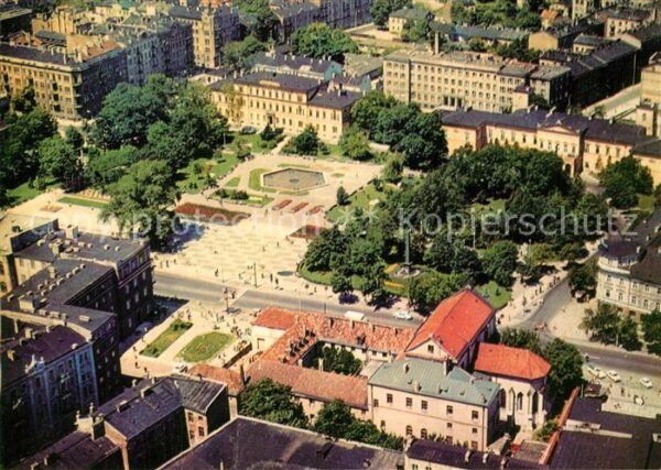 Lublin Plac Litewski wido z lotu ptaka