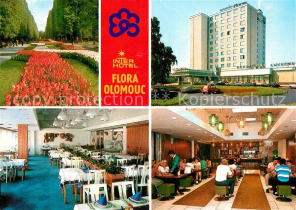 Olomouc Interhotel Flora Gasträume Bar Park