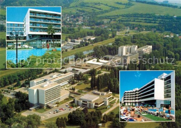 Piestany Balnea Grand a Splendid Fliegeraufnahme