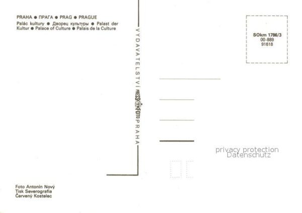 Praha Prahy Prague Palac kultury – Bild 2