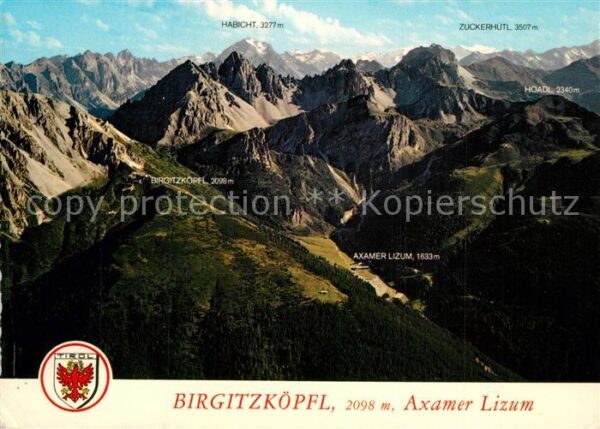 Axamer Lizum mit Birgitzköpfel Sessellift Kalkkögel