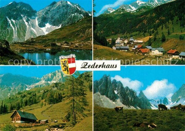 Zederhaus Teilansichten Panorama