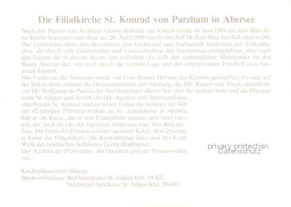 Parzham Niederbayern Filialkirche St Konrad – Bild 2