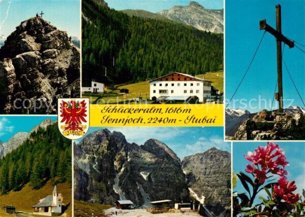 Schlickeralm Sennjoch Stubai Gipfelkreuz Kirche