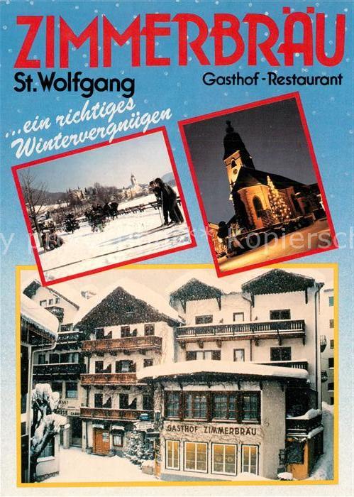 St Wolfgang Salzkammergut Gasthof Restaurant Zimmerbräu