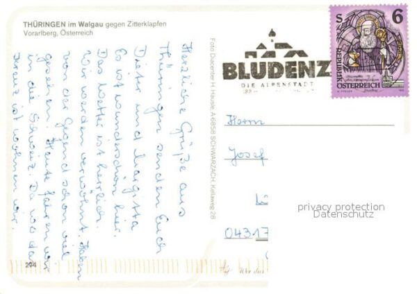 Thueringen Vorarlberg Fliegeraufnahme mit Zitterklapfen – Bild 2
