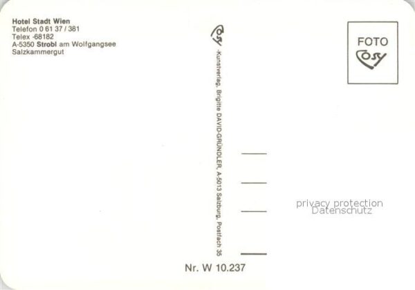 Strobl Wolfgangsee Hotel Stadt Wien Gasträume – Bild 2