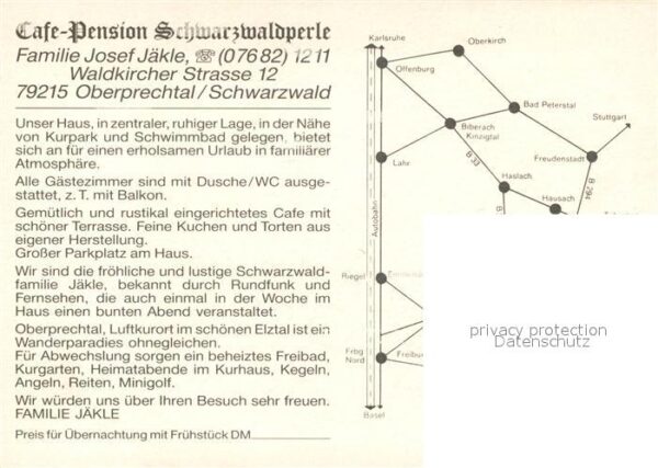 Oberprechtal Panorama Cafe Pension Schwarzwaldperle – Bild 2