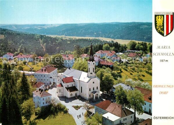 Maria Schmolln Fliegeraufnahme mit Kirche