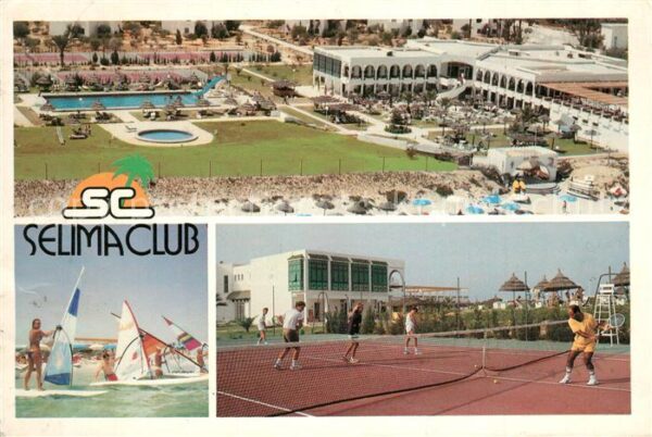 El-Kantaoui Hotel Selima Club Surfen Tennisplatz