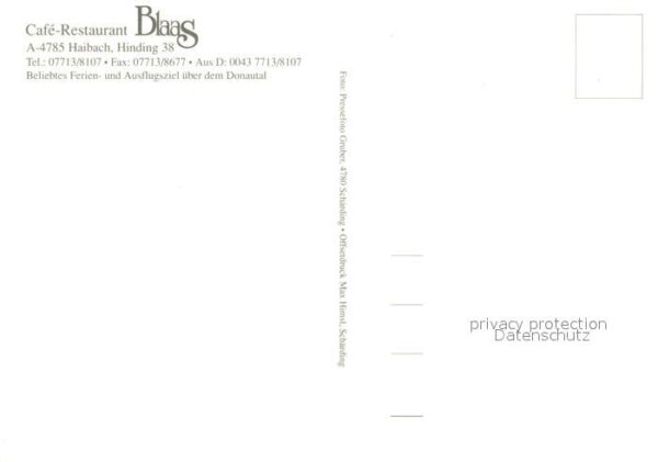 Haibach Donau Cafe Restaurant Blaas Blick nach Passau – Bild 2