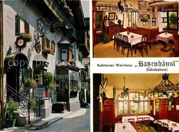 Kufstein Tirol Weinhaus Batzenhäusl Gasträume
