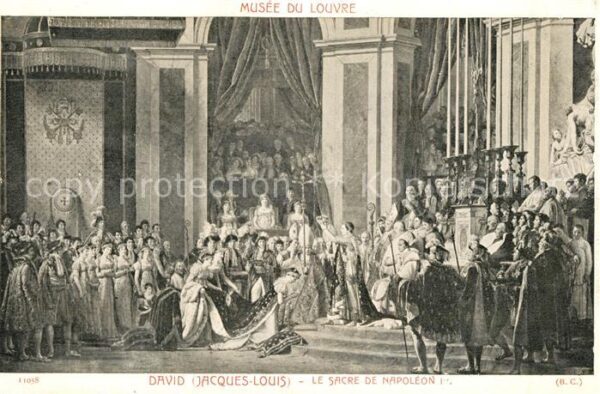 Napoleon Bonaparte David Jacques-Louis Le Sacre de Napoleo