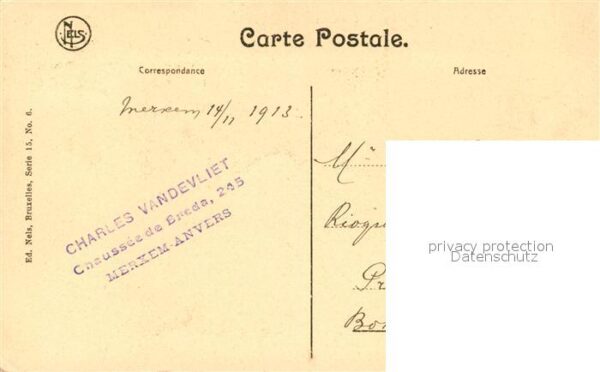 Strassenbahn Anvers Theatre Flamand Avenue du Commer – Bild 2