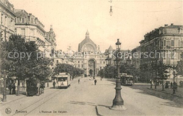 Strassenbahn Anvers Avenue de Keyser