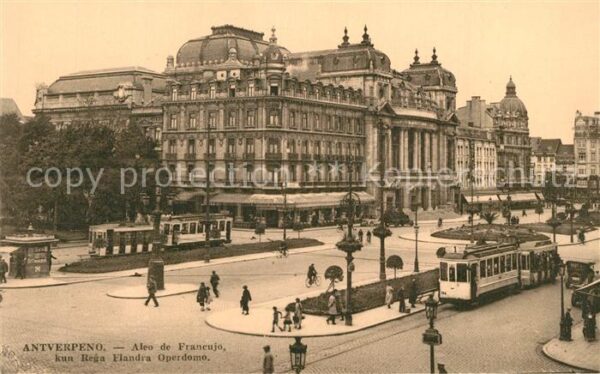 Strassenbahn Antverpeno Aleo de Francujo Esperanto R