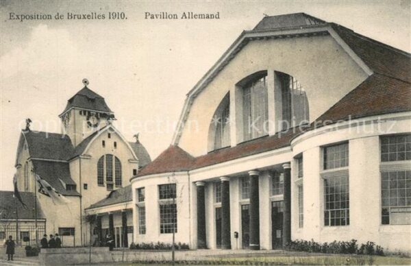 Exposition Universelle Bruxelles 1910 Pavillon Allemand