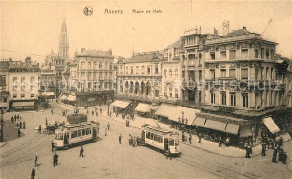 Strassenbahn Anvers Place de Meir