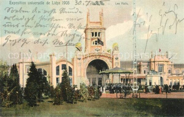 Exposition Universelle Liege 1905 Les Halls