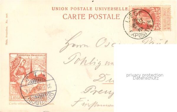 Exposition Universelle Liege 1905 Les Halls – Bild 2